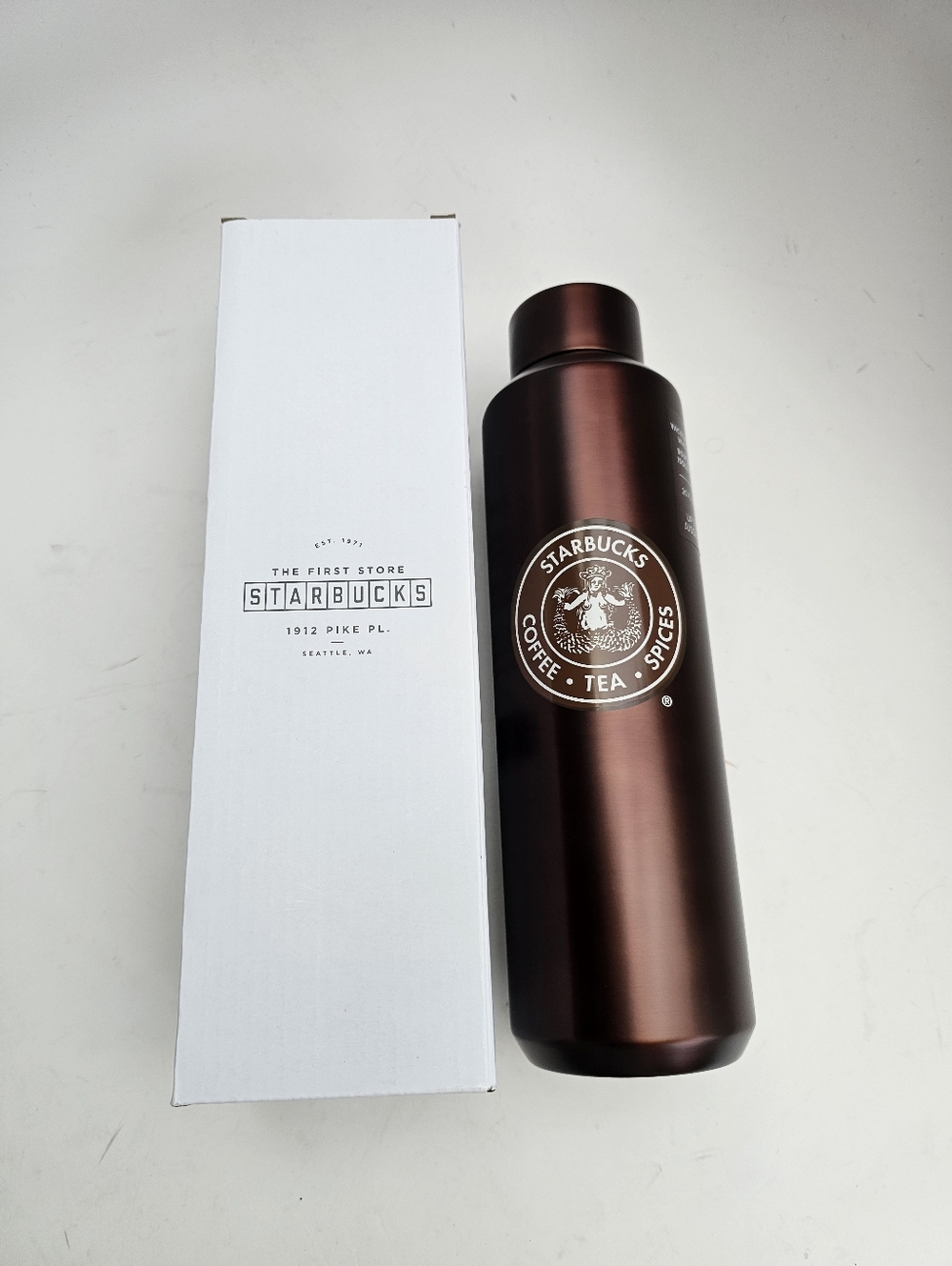 Starbucks Pike Place Original Logo Water Bottle